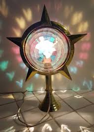 Vintage Bradford Gold Celestial Star Rotating Christmas Tree ...