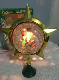 Vintage Bradford Celestial Star Light Spinner Christmas Tree ...