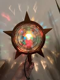 Vintage Bradford Celestial Star Motion Light Christmas Tree ...