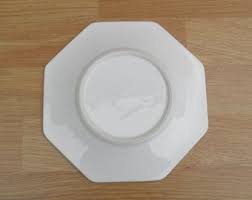 Octagonal Peacock Plate - Vintage Home Decor, Decorative ...