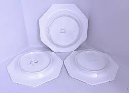 Vintage Paradox Octagon Salad Plates: Italian Ceramic ...