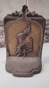 Antique Bradley Hubbard B&H Cast Iron Bookend Flamingo Dancer Women 1 Bookend | eBay