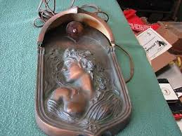 Antique 15" X 7 1/2" Heavy Brass Figure VIRGIN MARY MOTHER OF JESUS W/ Light | eBay