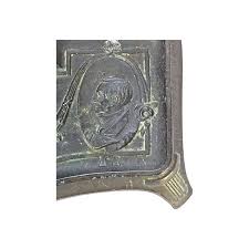 Antique Edwardian Style Bronze Inkwell | Chairish