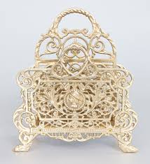 Large Vintage Art Nouveau Style Brass Letter Holder — Jensen ...
