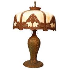 Bradley And Hubbard Slag Glass Lamp - 11 For Sale on 1stDibs | bradley & hubbard slag glass lamp, bradley and hubbard slag glass table lamps