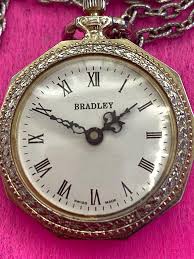 Vintage Bradley Swiss Made Pocket Watch | eBay