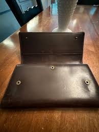 Vintage Coach Dark Brown Bifold Wallet | Mercari