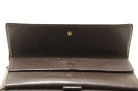 Authentic Louis Vuitton Damier Ebene Canvas PTI Long Wallet ...