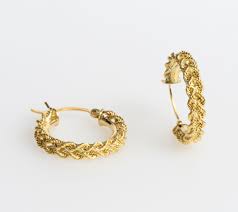 Alkeme 10K Gold Rope Chain Hoop Earrings - Meta - QVC.com
