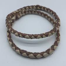 Basket Weave Bangle-Brown Dye Variation - Lillon Boutique