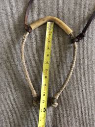 Western Natural Leather Rolled Rawhide Braided Nose band | eBay