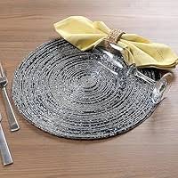 Amazon.com: Beaded Placemat, Farmhouse Round Hand Beaded ...
