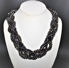 Pearl and Smokey Quartz Braided Necklace – Got Rocks Jewelry CA