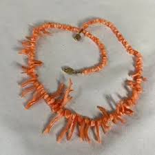 Vintage | Jewelry | Vintage 7s Red Branch Coral Necklace ...
