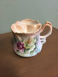 Vintage Brandenburg Pink Flower Shave Mug - Etsy