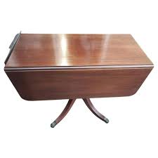 Brandt Furniture Sheraton Style Dropleaf Pedestal Small ...