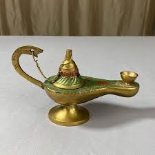 Vintage Brass Aladdin Oil Lamp | eBay