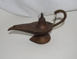 EGYPTIAN BRONZE GENIE LAMP | eBay Australia