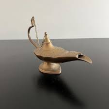 Vintage Brass Genie Lamp: Boho Oil Lantern, Bohemian Decor - Etsy Canada