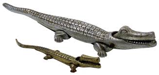 Two Vintage Mid Cent Retro Nutcrackers Large Aluminum & Smaller Brass 0051010 | eBay