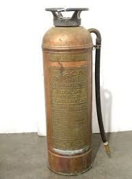 Vintage "The Bison" Fire Extinguisher - Copper and Brass - Bunting Online Auctions