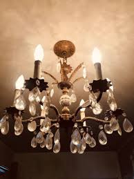 Antique Vintage Spain Beautiful 6 Lights/arms Chandelier | eBay