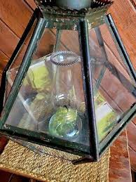 Antique 1880s X-Large Railroad Train Station Tin Oil Lamp ...