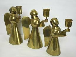 Brass Vintage Angel Candle Holders made in Mexoco | eBay