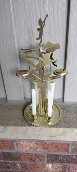 Vintage Magical Spinning Angel Chimes Candle Holder Complete ...