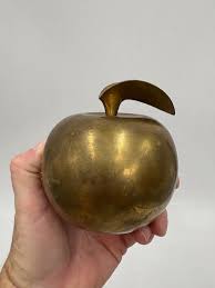 Vintage Brass Apple - Brass Apple - Vintage Brass ...