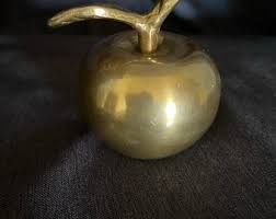 Brass Apple Bell - Etsy