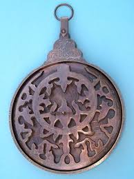 Large Hand Engraved Brass Astrolabe