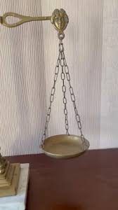 Vintage Brass Scales of Justice - Vintage Beam Balance Scale ...