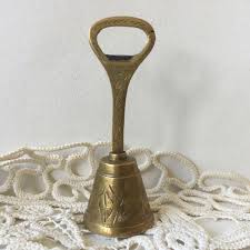 Vintage Etched Brass Bell Bottle Opener Set of 2 - Not Identical - Etsy Australia