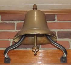 Antique Brass Fire Truck Bell