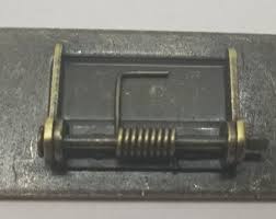 ANTIQUE BRASS Roll Top Desk Lock Set Rounded Oval Catch 2 ...