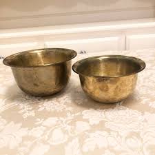 Vintage Brass Set of Two Planter With Embossed Deisgns Brass Indoor Herb Planters Succulent Planters Brass Kitchen Decor Brass Planters - Etsy