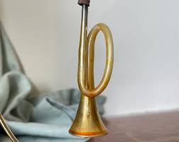 Antique German Mercury Glass Horn Ornament Mouth Blown Gold Glass Musical Ornament Made in Germany Circa 1900-1920 OR1597 - Etsy