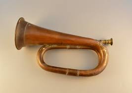 Vintage Antique Copper Bugle Horn - Military ?- Boy Scout ...