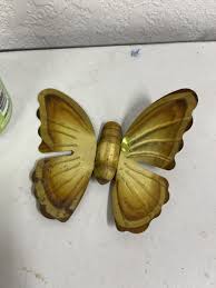 Vintage Brass Butterfly wall decoration | eBay