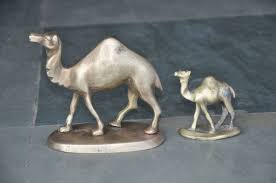 2 Pc Vintage Brass Handcrafted Solid Camel Fine Quality ...