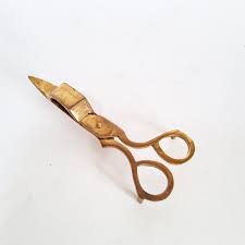 Brass Wick Scissors, Vintage Candle Scissors, Old Candle ...