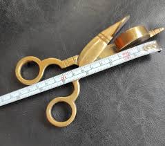Vintage Solid Brass Candle Wick Scissors/vintage Brass ...