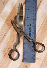 Antique Vintage Brass Wick Scissors, Candle Extinguisher ...