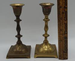 Pair of Brass Candlestick 5" Tall - Etsy