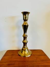 Large Floor Standing Brass Candle Holder – Sunbeam Vintage