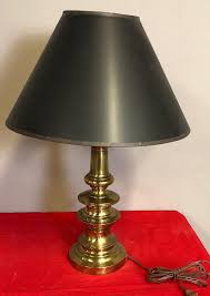 Lot 112 Kingsley - Stiffel Solid Brass lamp Used Good Condition | EstateSales.org