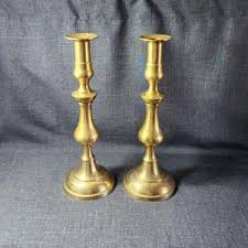 Brass Pillar Candle Holder - Etsy