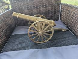 Vintage Brass Cannon Replica In Pre Owned Condition For ...